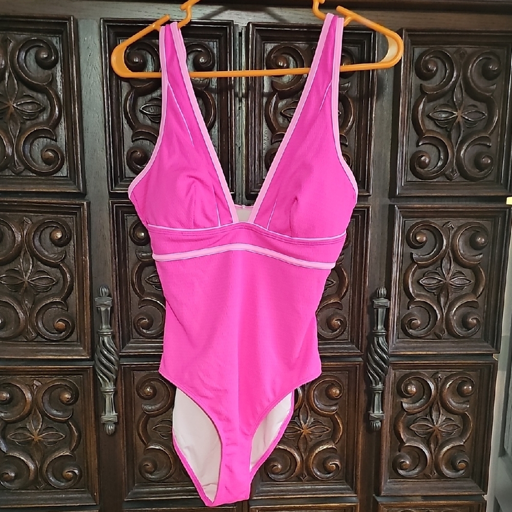 Vibrant Pink One-Piece Swimsuit